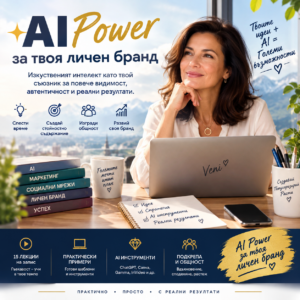 AI Power за твоя личен бранд - 15 лекции на запис